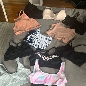 Amazon, Victoria's Secret Pink, Aerie, Target and Betsey Johnson Assorted Bras